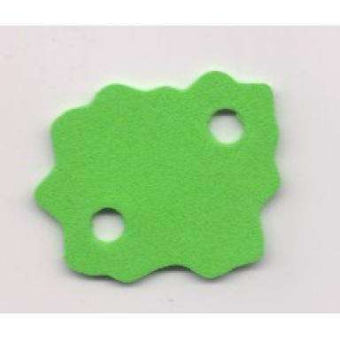 green foam scala bush 7 x 6 with 2 holes