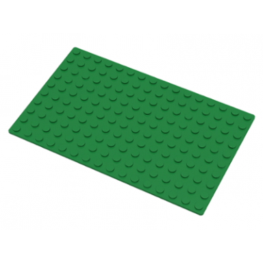 green baseplate 10 x 16