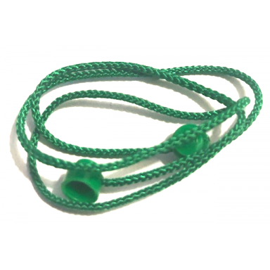 green string with end studs 40l overall with same color studs pattern