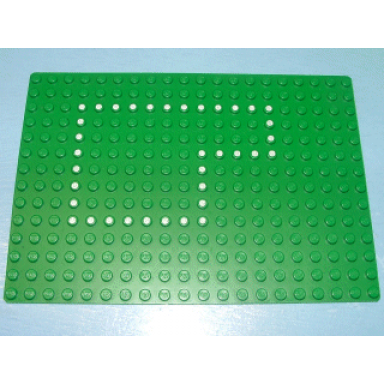 green baseplate 14 x 20 with set 355 dots pattern