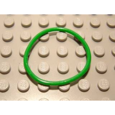 green rubber belt medium round cross section - approx 3 x 3