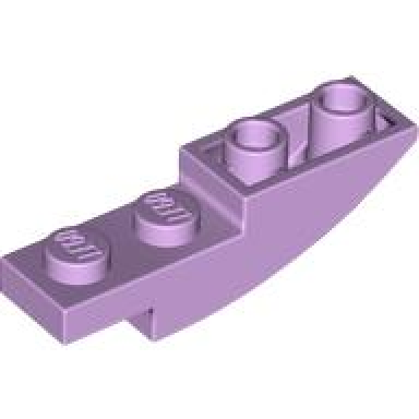 lavender slope curved 4 x 1 inverted