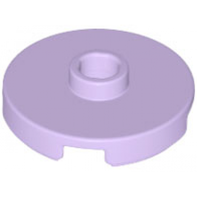 lavender tile round 2 x 2 with open stud