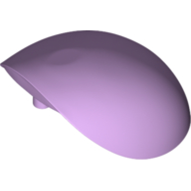 lavender large figure armor round smooth
