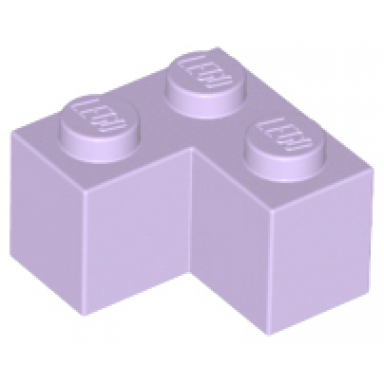 lavender brick 2 x 2 corner