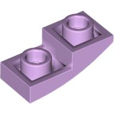 lavender slope curved 2 x 1 x 2 3 inverted