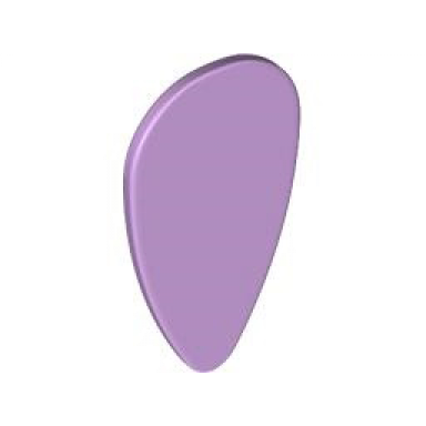 lavender minifigure shield oval