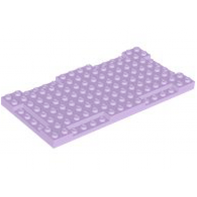 lavender brick modified 8 x 16 x 2 3 with 1 x 4 indentations