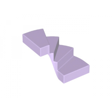 lavender stairs 6 x 6 x 4 curved