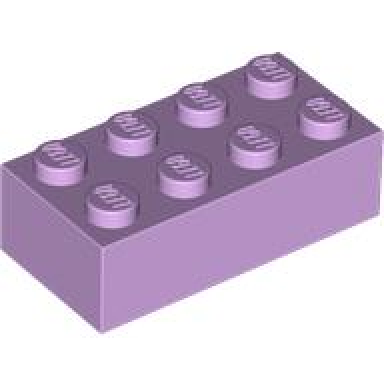 lavender brick 2 x 4