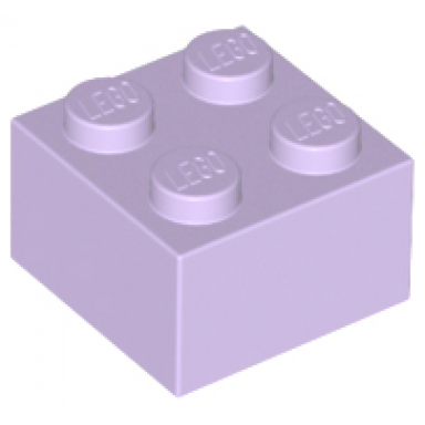 lavender brick 2 x 2