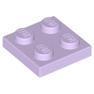 lavender plate 2 x 2