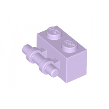 lavender brick modified 1 x 2 with bar handle on side