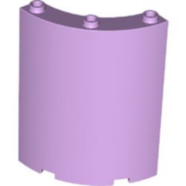 lavender cylinder quarter 4 x 4 x 6