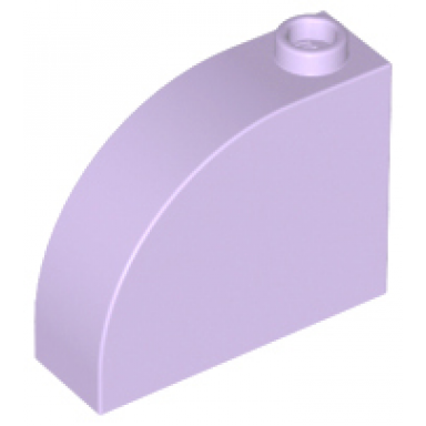 lavender slope curved 3 x 1 x 2 with hollow stud