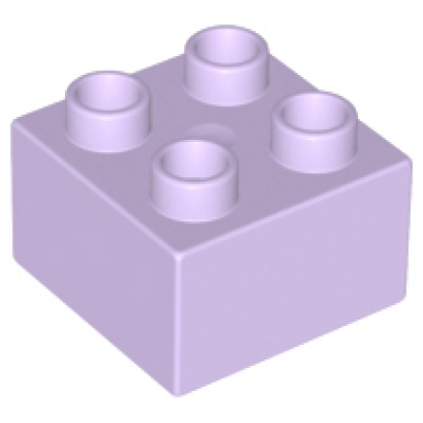lavender duplo brick 2 x 2