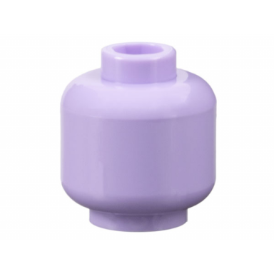 lavender minifigure head plain