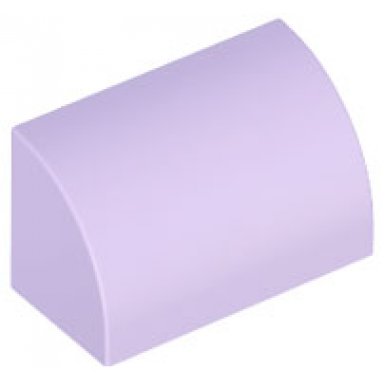 lavender slope curved 1 x 2