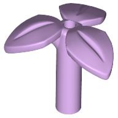 lavender plant stem with bar 3 leaves and small pin hole