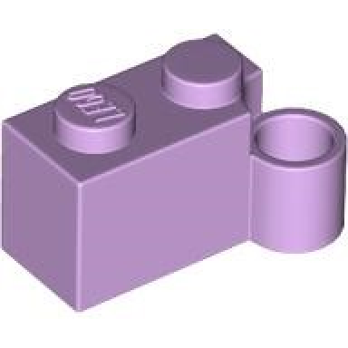 lavender hinge brick 1 x 4 swivel base