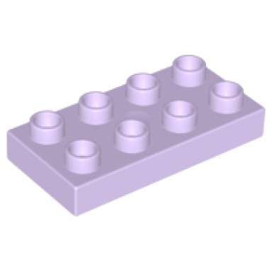 lavender duplo plate 2 x 4 x 1 2 thick