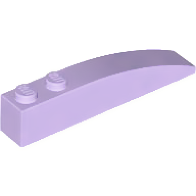 lavender slope curved 6 x 1