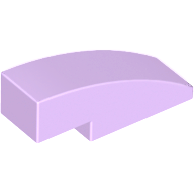 lavender slope curved 3 x 1