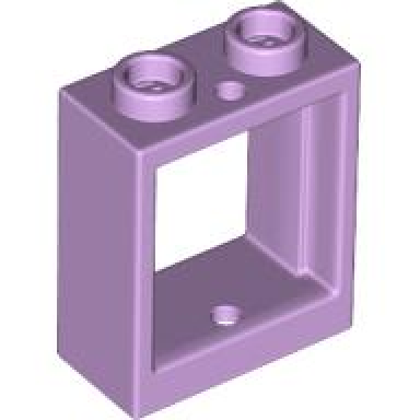 lavender window 1 x 2 x 2 flat front
