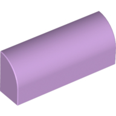 lavender slope curved 1 x 4 x 1 1 3