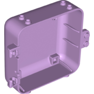 lavender container box 3 x 8 x 6 2 3 half back