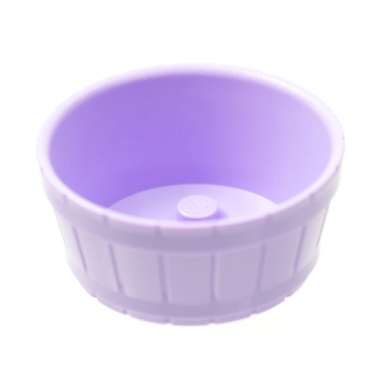 lavender container barrel half large with axle hole