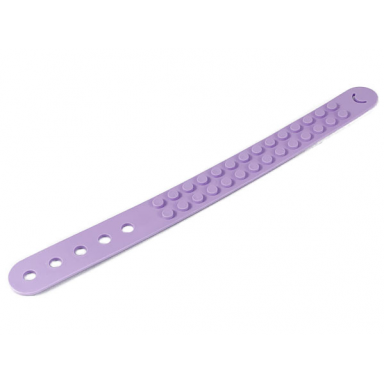 lavender bracelet with 2 x 14 studs and 5 holes