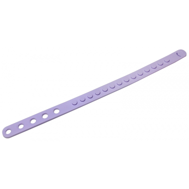 lavender bracelet with 1 x 14 studs and 5 holes
