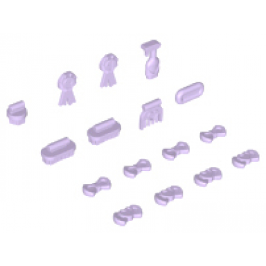 lavender friends accessories animal show and grooming supplies 16 in bag multipack