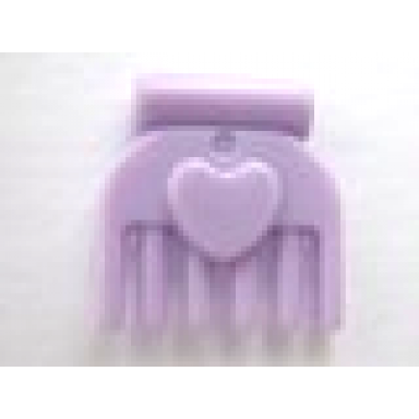 lavender friends accessories comb small with heart