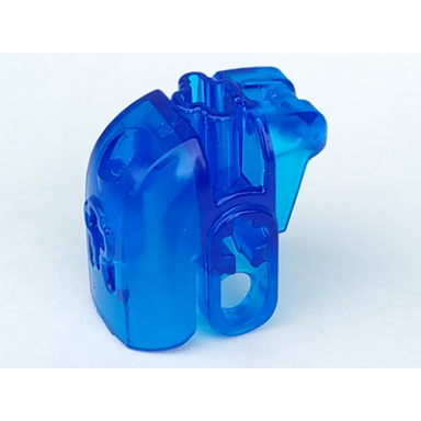 trans-dark blue hero factory head with handle