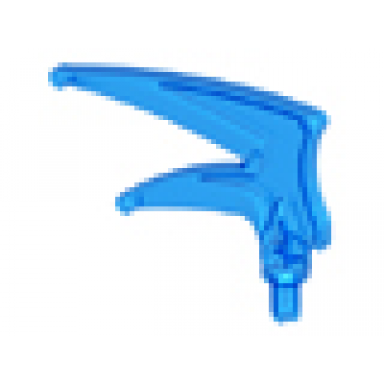 trans-dark blue hero factory weapon axe head double spiked