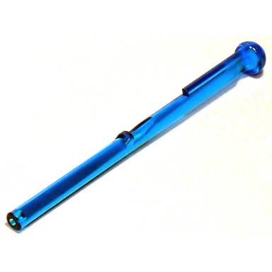 trans-dark blue projectile arrow bar 8l with round end spring shooter dart