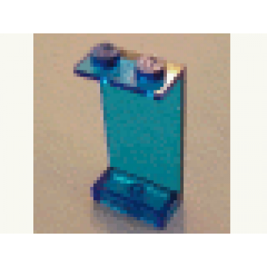 trans-dark blue panel 1 x 2 x 3 - solid studs