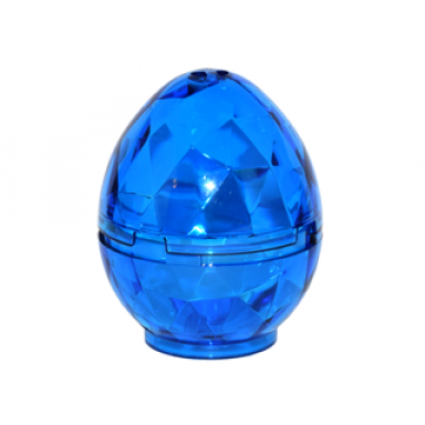 trans-dark blue container faceted dragon egg