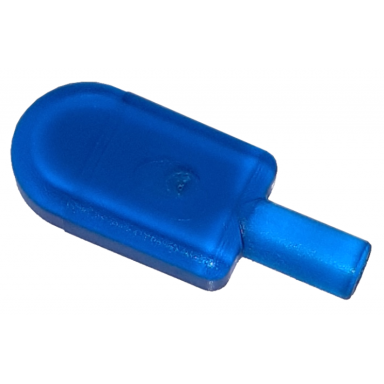 trans-dark blue ice pop freezer lollipop lolly pole popsicle stick