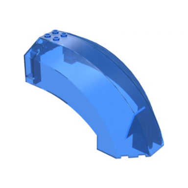 windscreen 12 x 6 x 6 curved