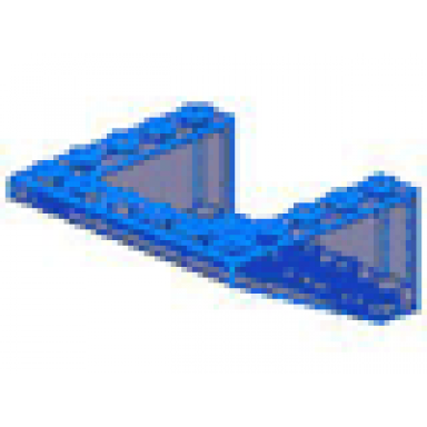 trans-dark blue slope inverted 33 5 x 6 x 2