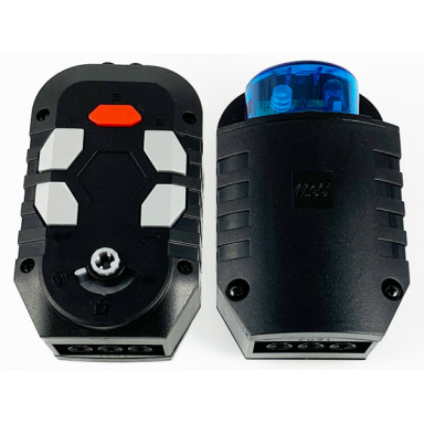 trans-dark blue spybotics remote control