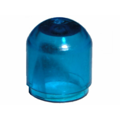 trans-dark blue electric light bulb cover colored globe