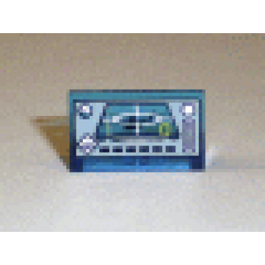 trans-dark blue panel 1 x 2 x 1 with ogel control panel pattern
