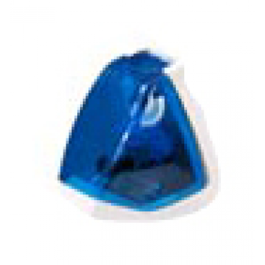 trans-dark blue duplo windscreen 4 x 4 x 2 curved