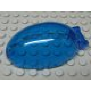 trans-dark blue windscreen 6 x 4 x 2 bubble canopy with bar handle