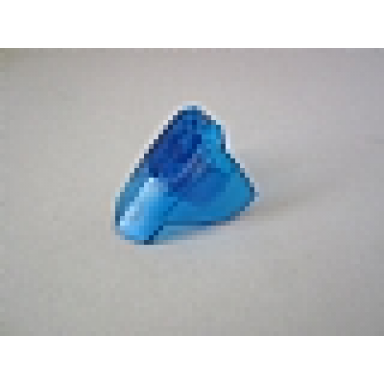 trans-dark blue hero factory armor with ball joint socket - size 4