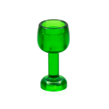 trans-green minifigure utensil goblet large